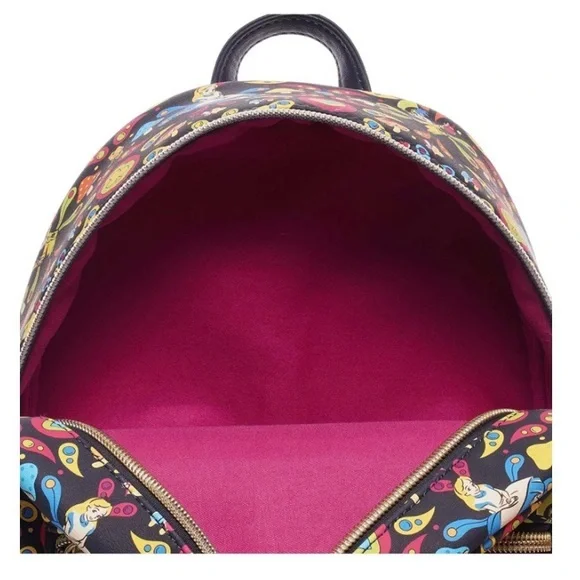 Loungefly Alice in Wonderland Retro Mini-Backpack EE Exclusive - Picture 3 of 7
